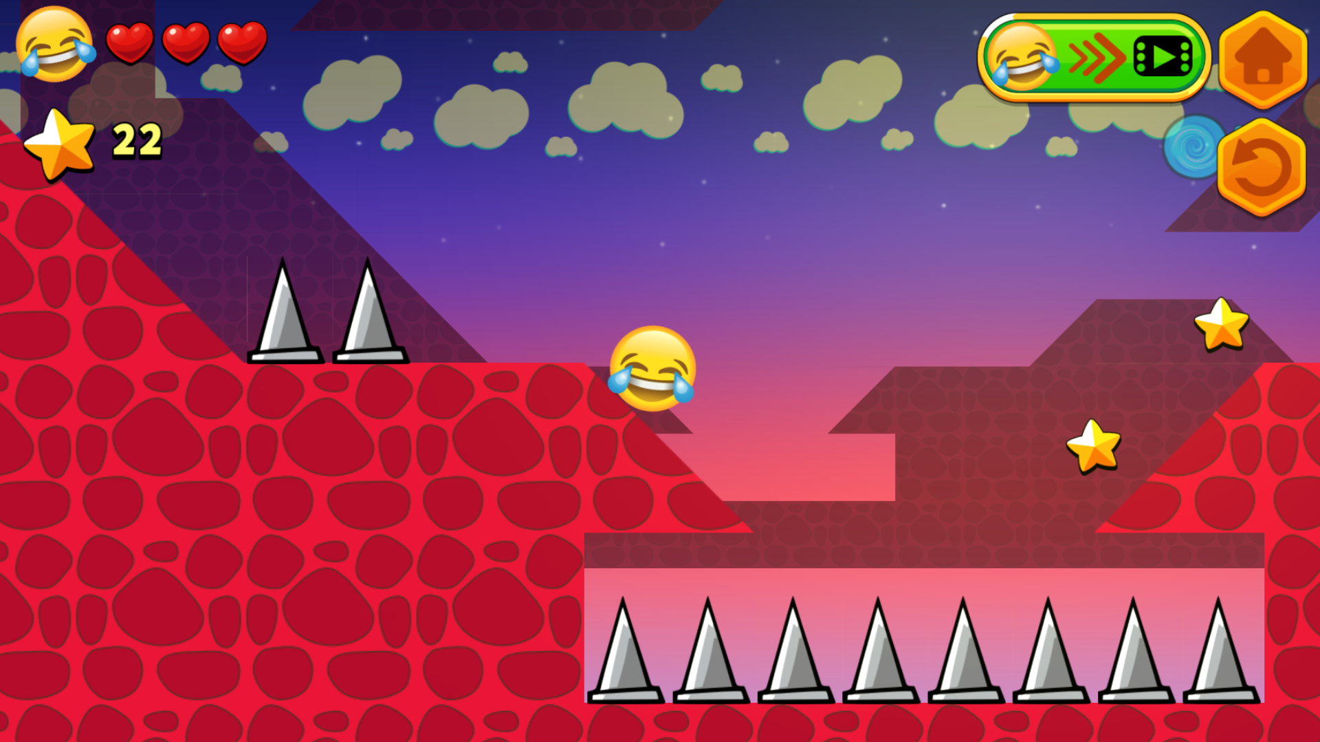 Emoji Ball: Bounce Adventure Roller Ball screenshot