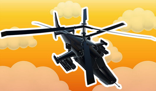 Helicopter. Homing missiles.
