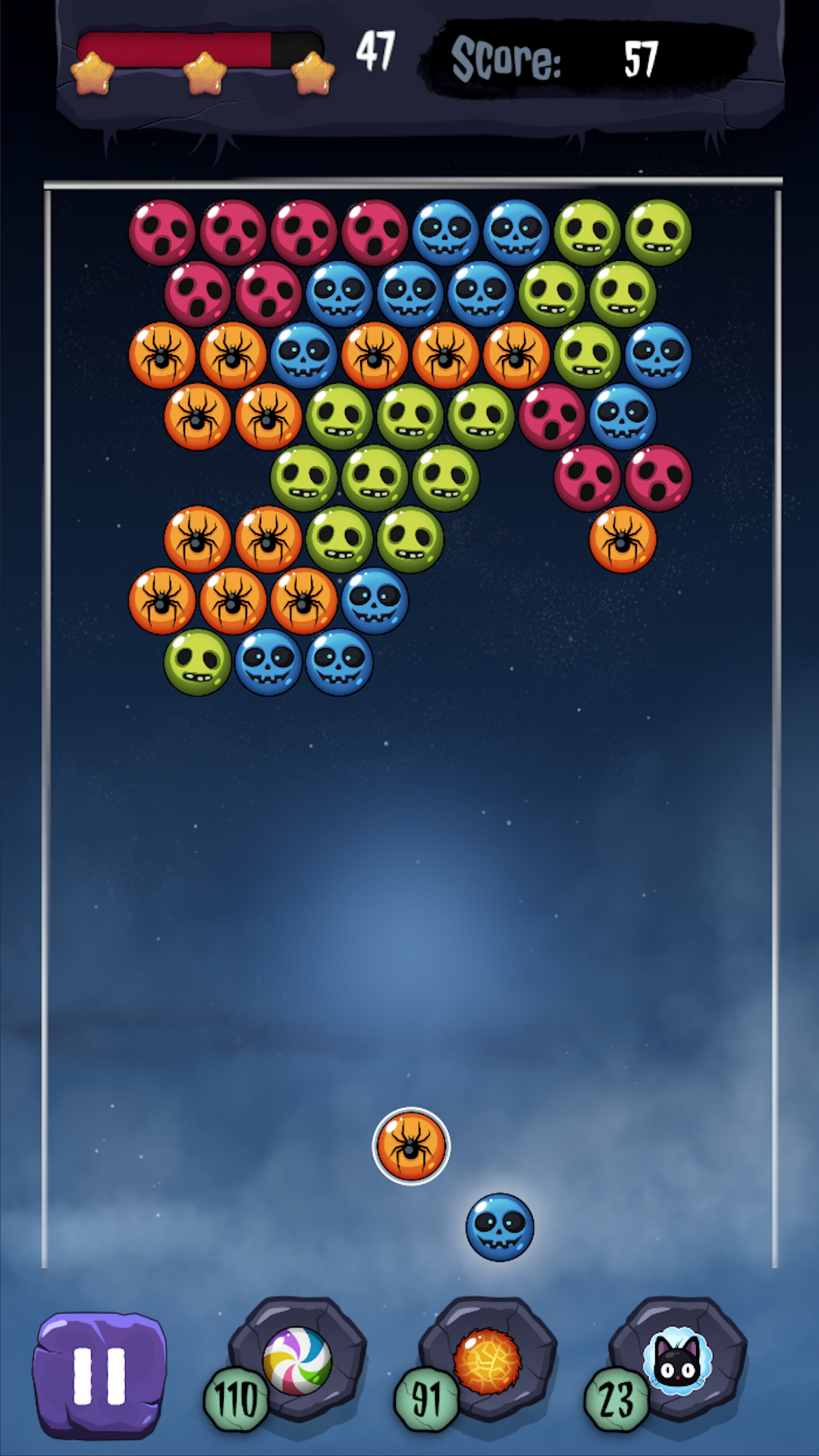 Scary Balls - All in a Row screenshot 4