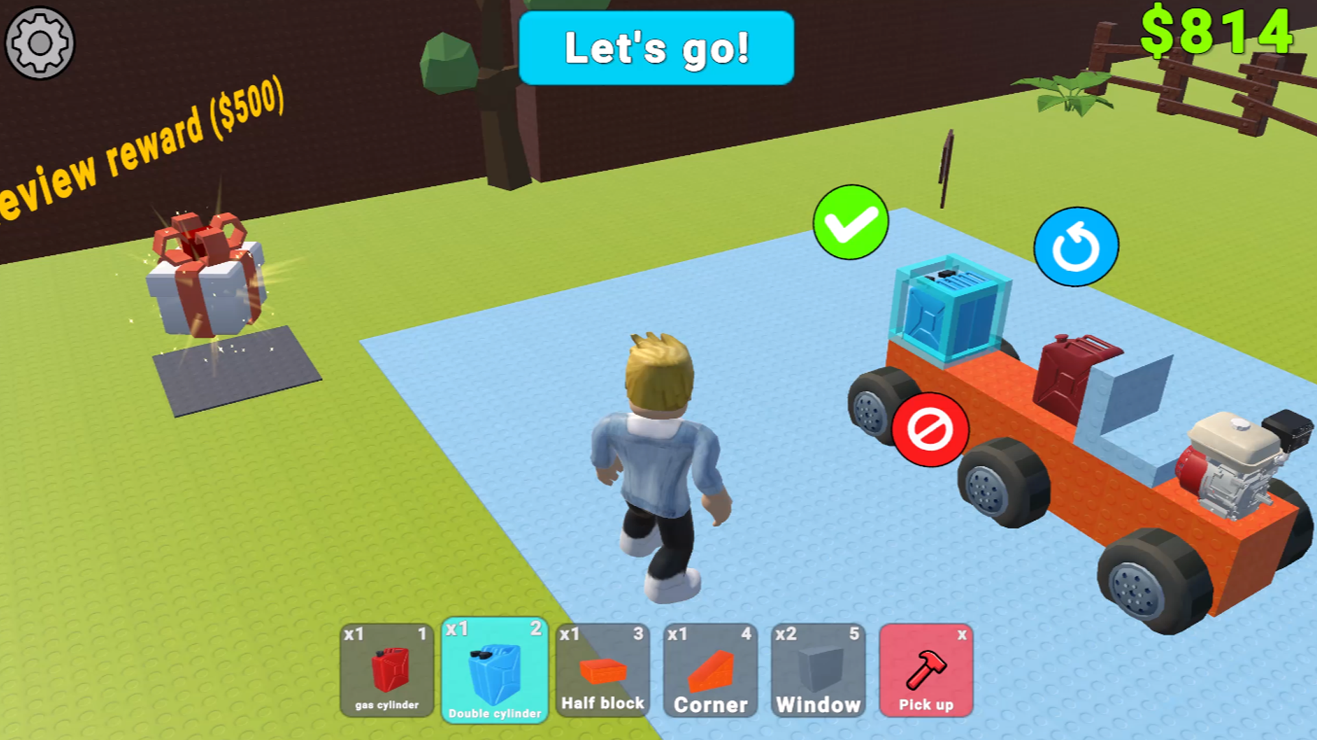 Build your car screenshot
