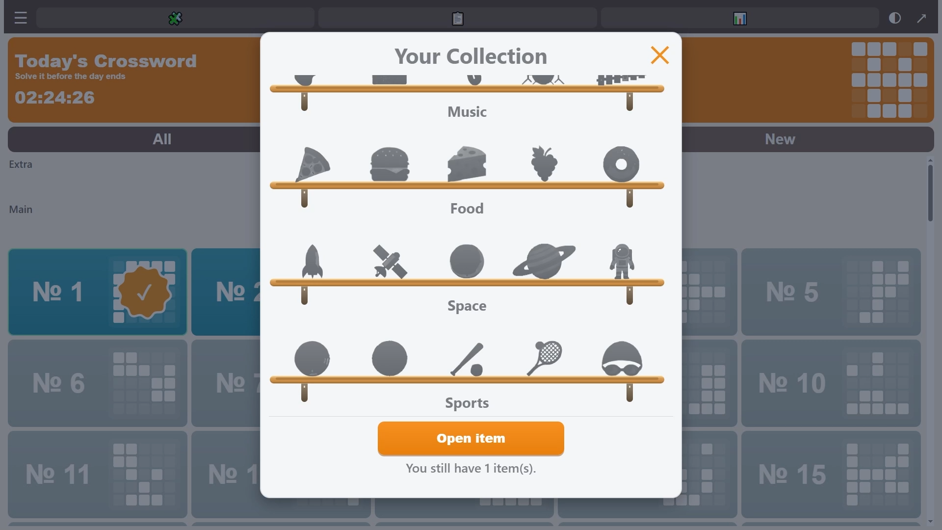 Crosswords: Big Collection — screenshot 2