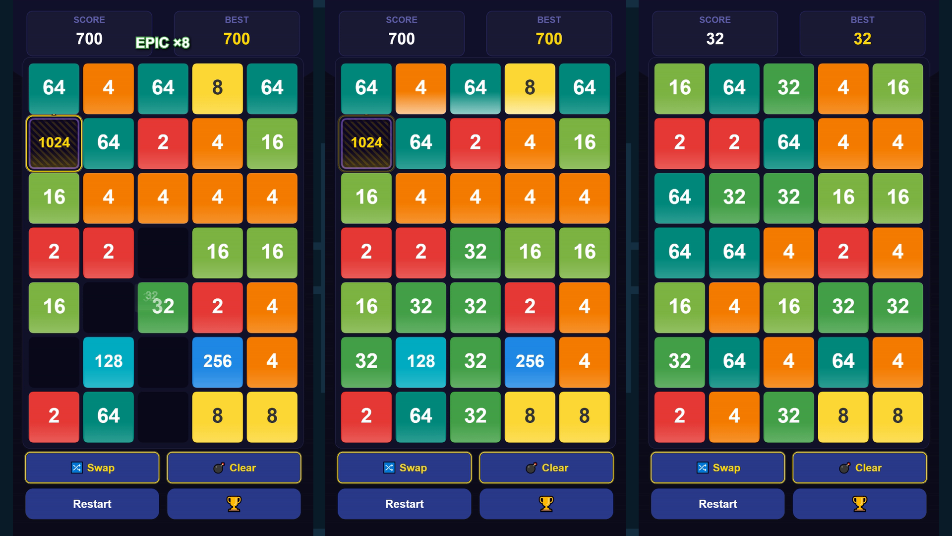 Merging Numbers 2048 — screenshot 2