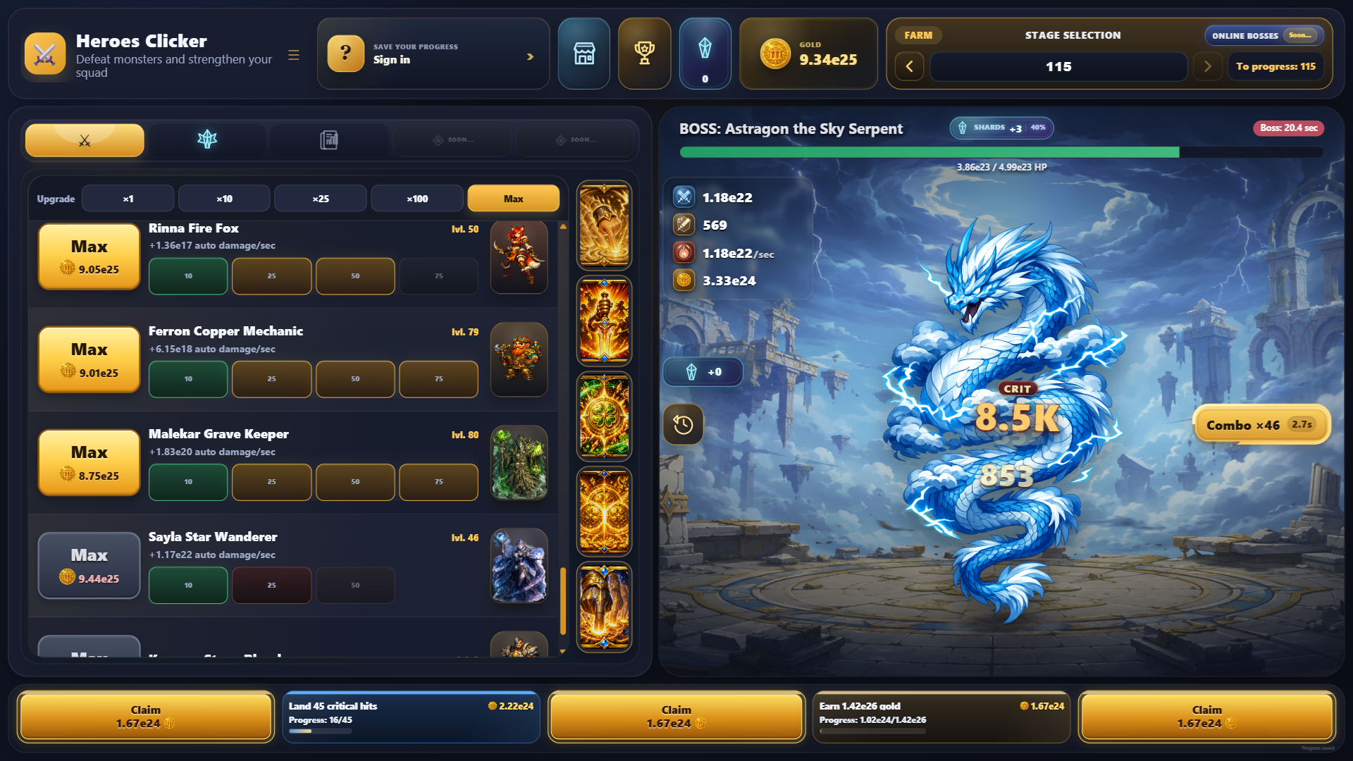 Heroes Clicker — screenshot 5