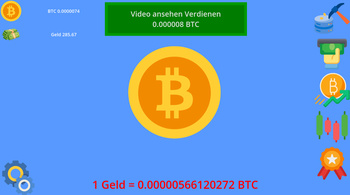 Bitcoin Clicker Game