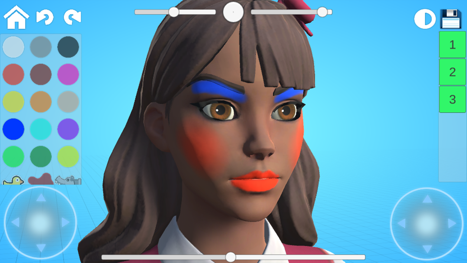 Color the girls 3D screenshot
