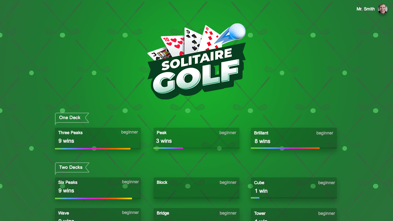 Solitaire Golf screenshot