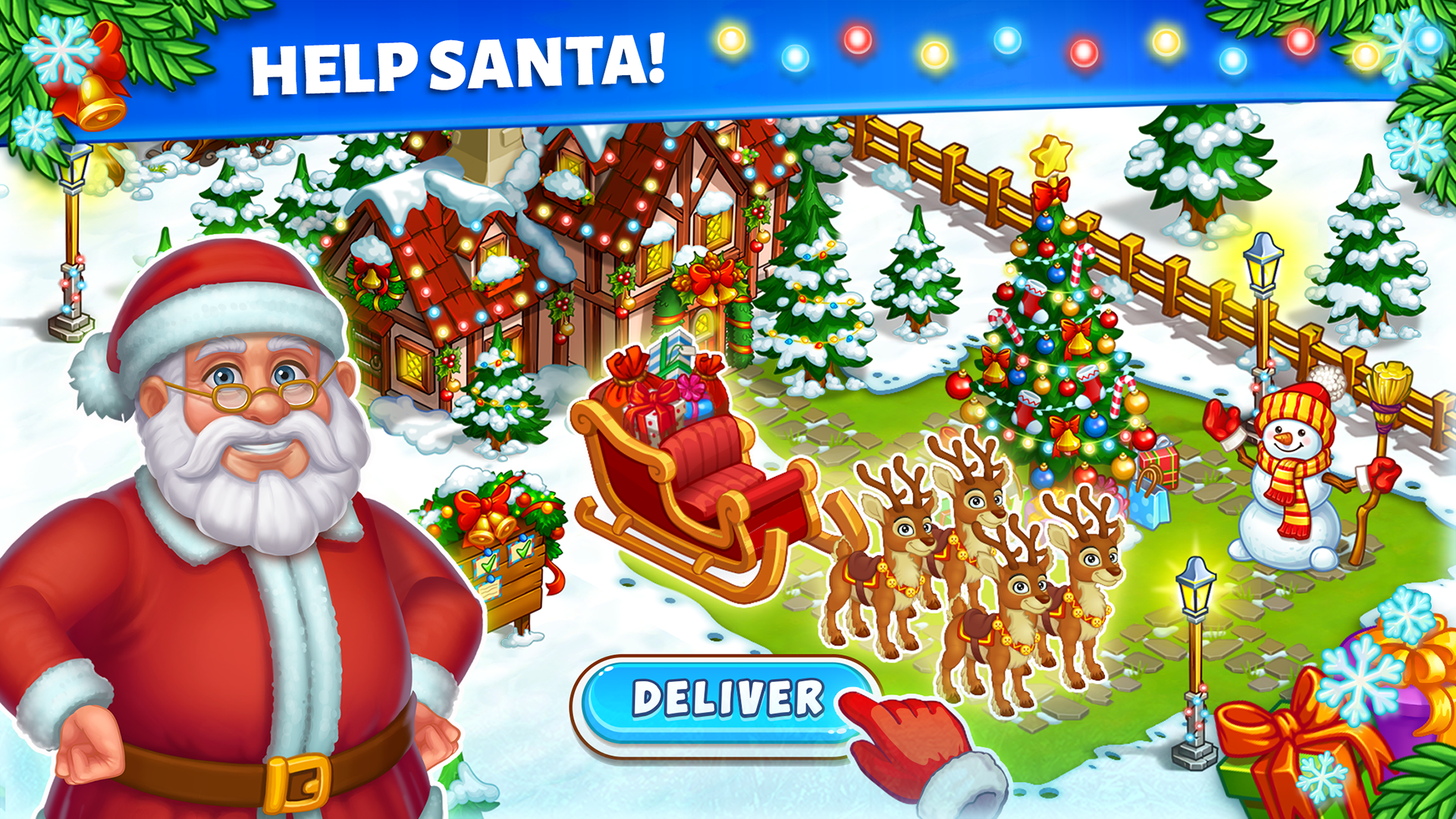 Snow Farm Happy New Year screenshot