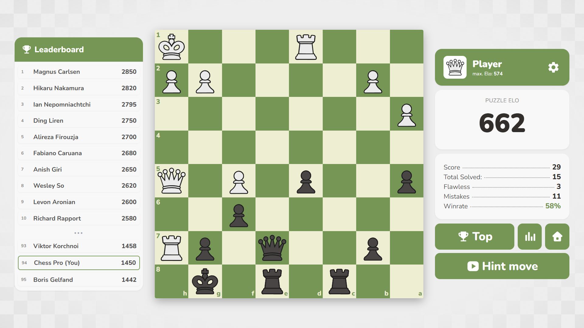 Chess Puzzles: Can you find the best move? — screenshot 2
