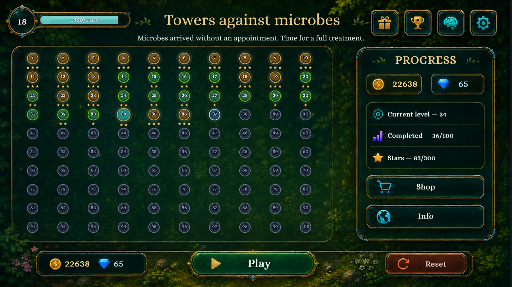 Towers against microbes screenshot 2