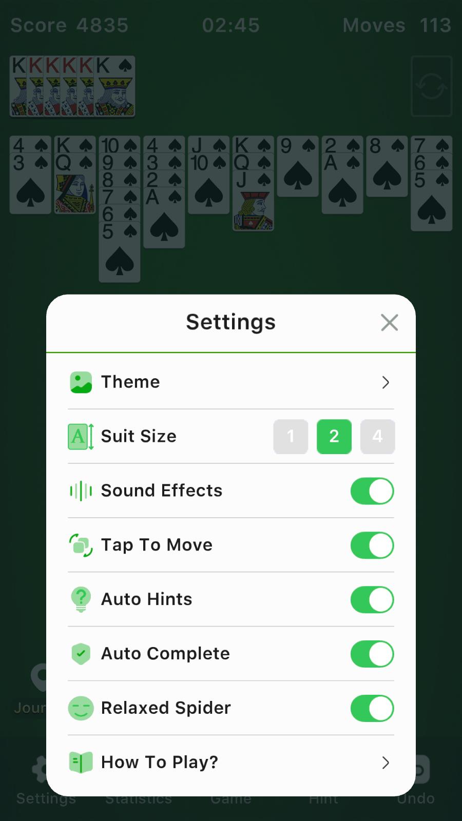 Solitaire Spider Master screenshot 11