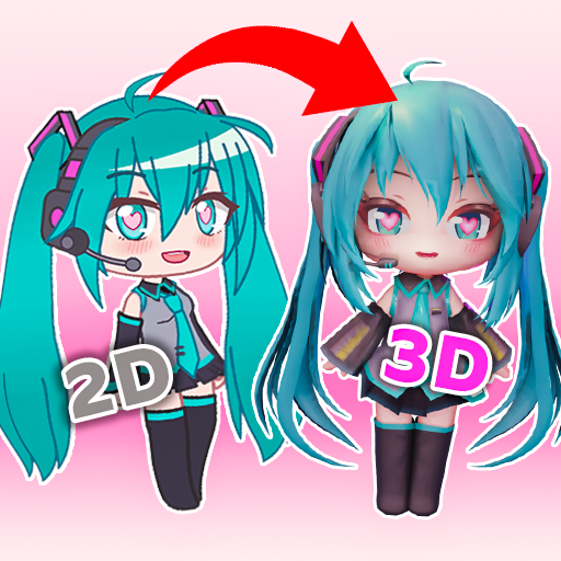 Gacha life 3D icon