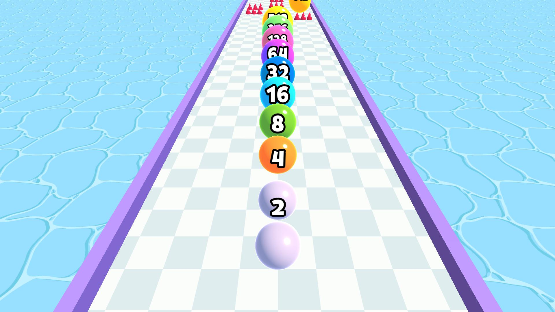 Ball Run 2048: merge number screenshot