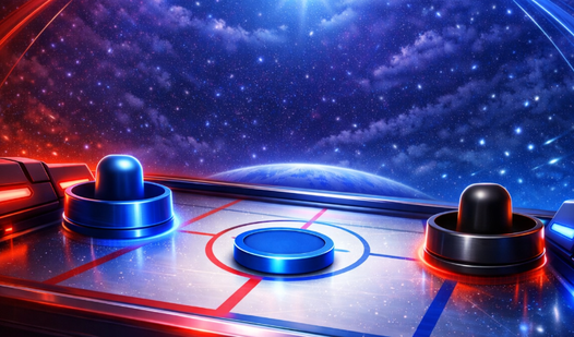 Аэрохоккей в 2D: Новые режимы и сложность!