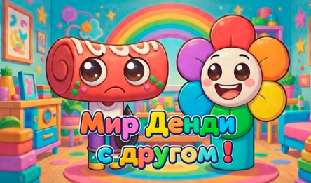 Мир Денди с другом!