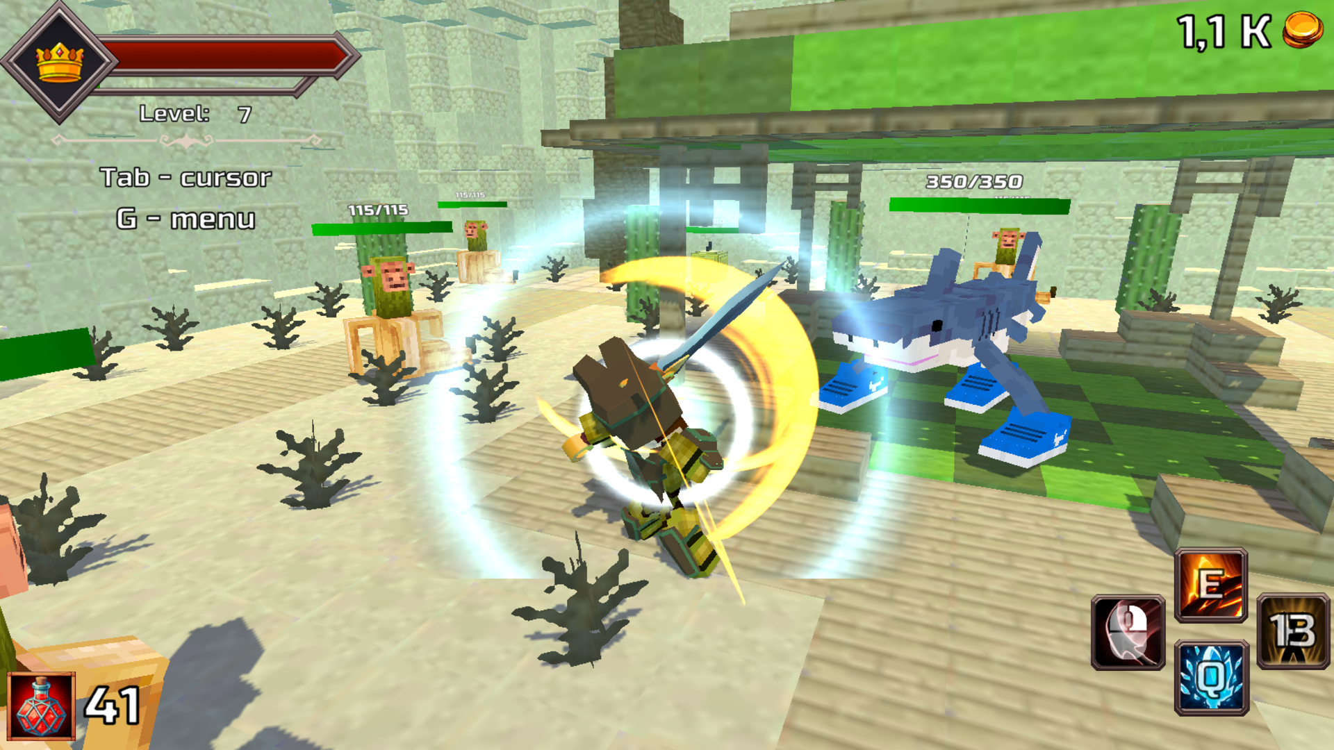 Noob vs Brainrot: RPG Slasher screenshot 4