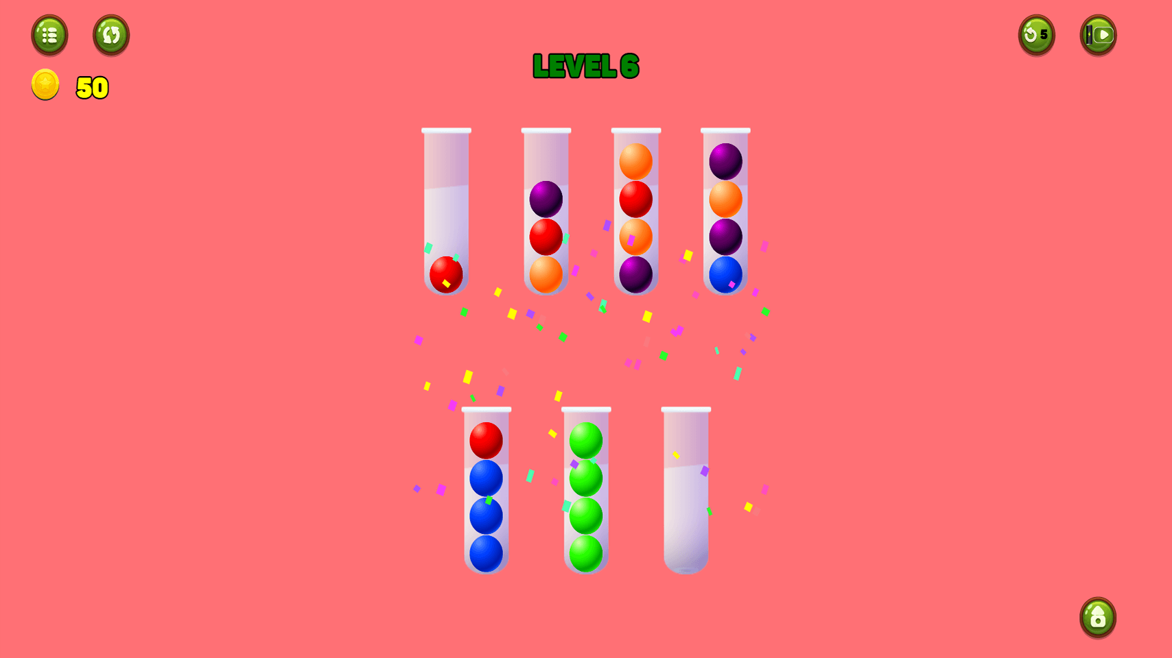 Ball Sort Puzzle (by GamesJS) screenshot