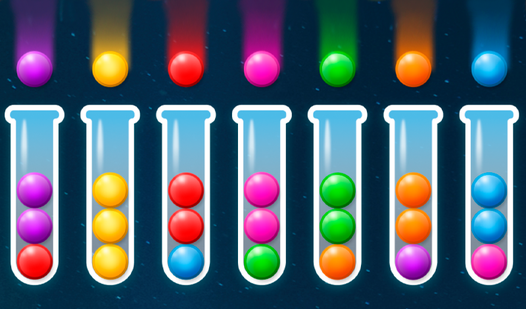 Bubble Color Sort. The Magic of Flasks.