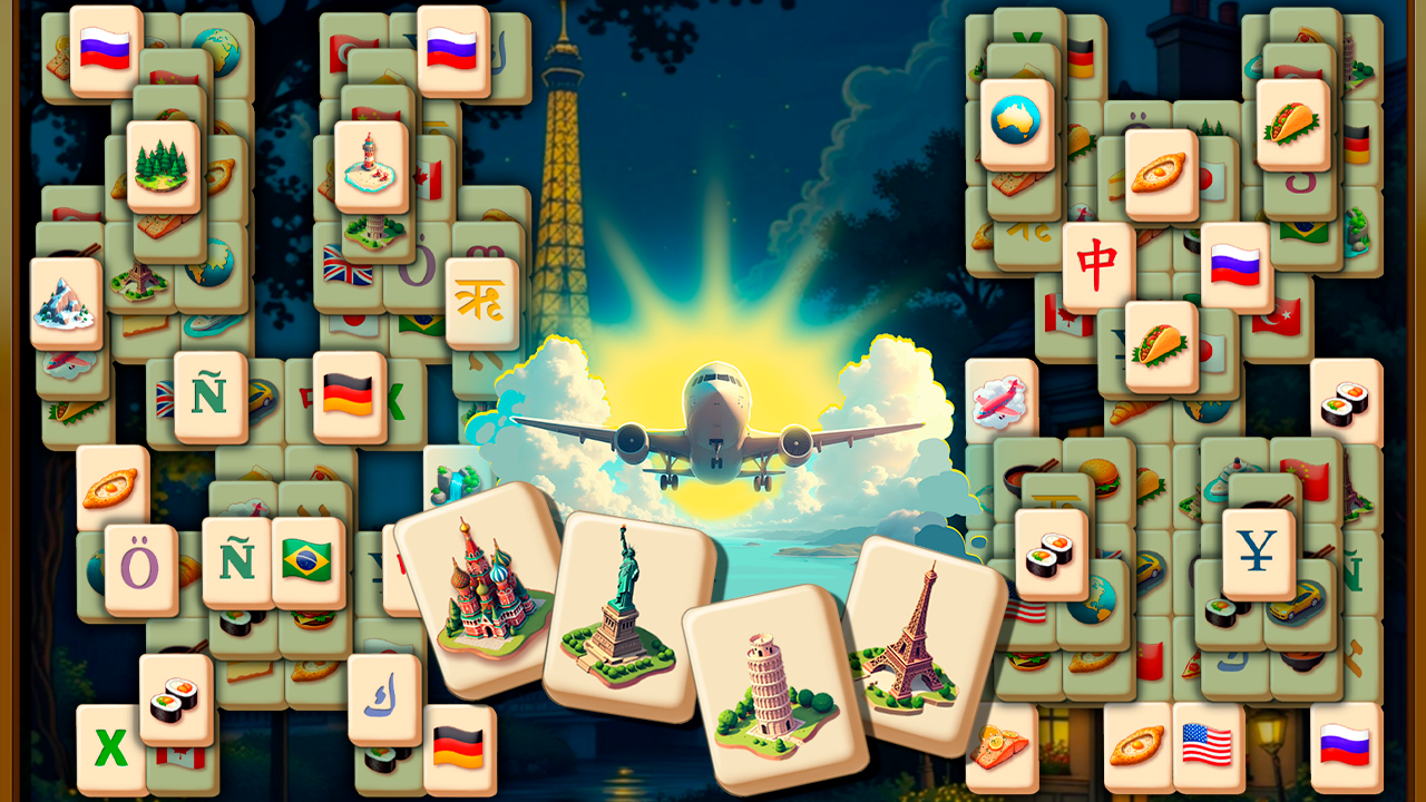 Mahjong Travel - Puzzle Around The World screenshot