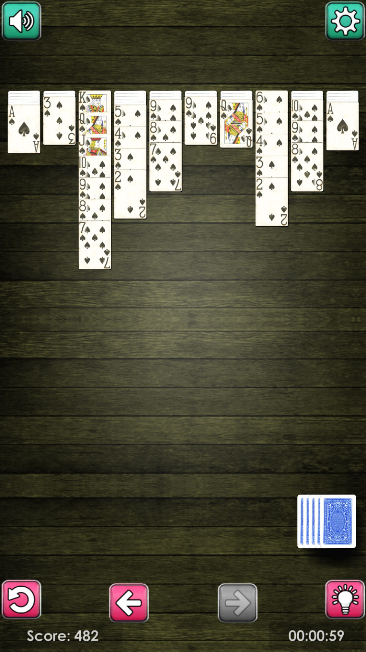 Spider Solitaire: Soviet Cards screenshot 5