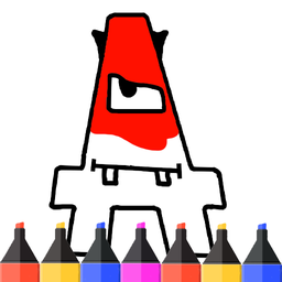Easy Kids Coloring Pages & Book