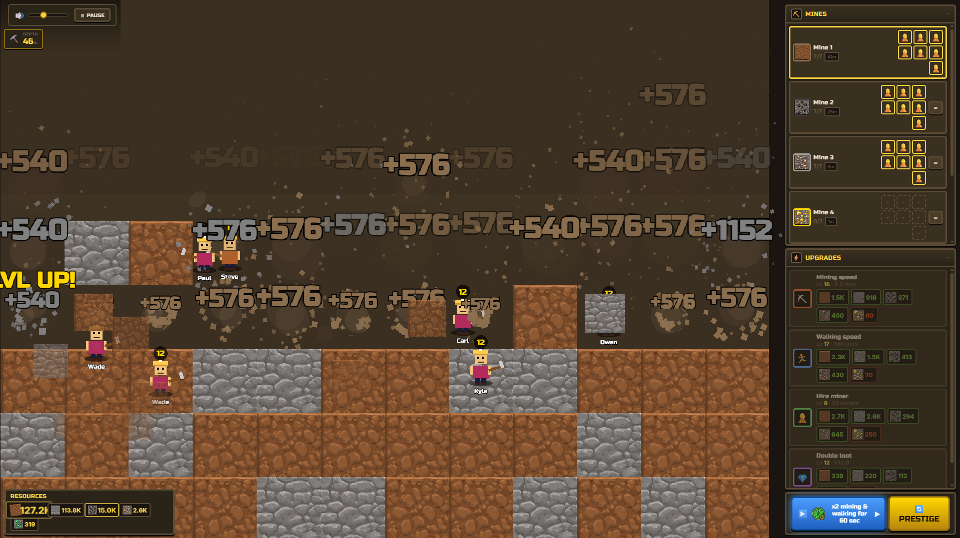 Infinite Miners 2D — screenshot 3