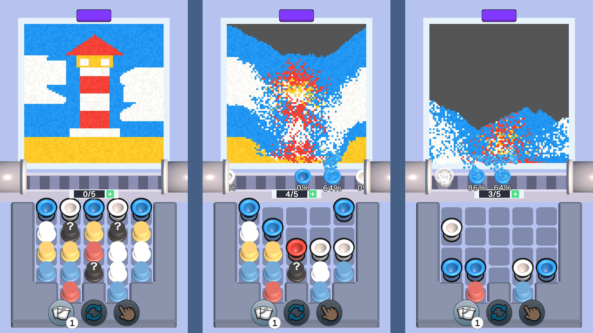 Песочная сортировка — screenshot 1