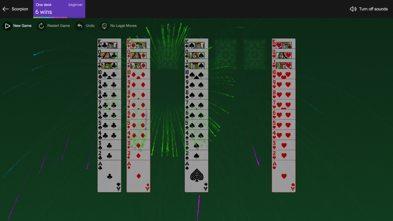 Scorpion Solitaire screenshot