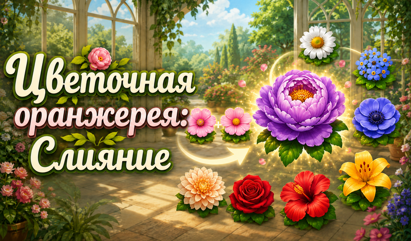 Цветочная оранжерея: Слияние game cover