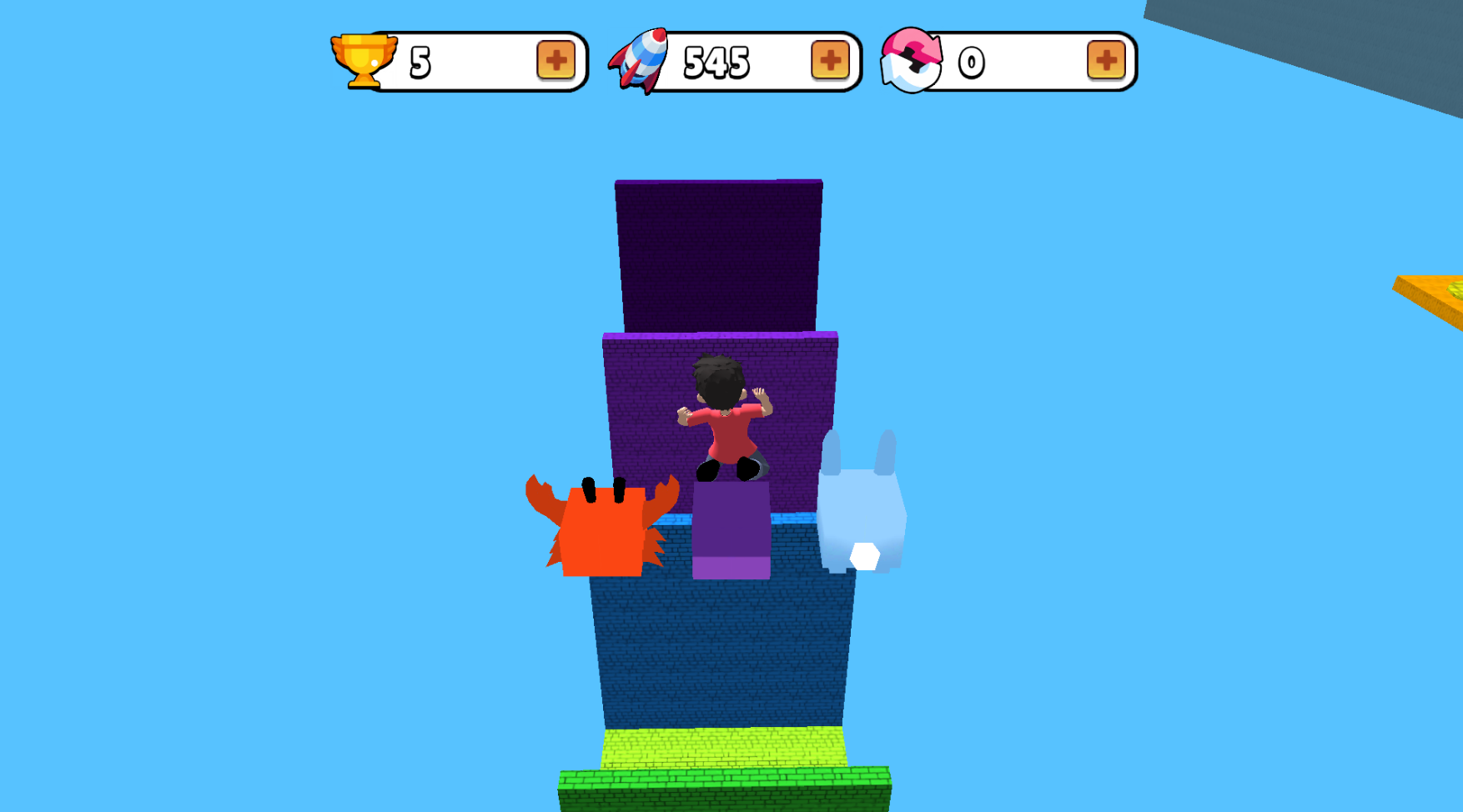 Obby: +1 Jump per Click screenshot