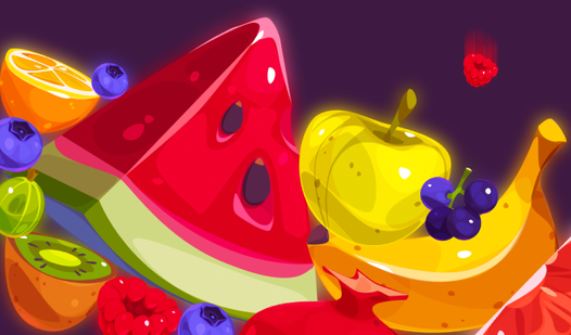 Merge the fruits - get to the watermelon  loading=