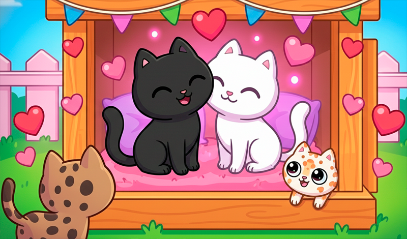 My Cats: Catworld. Сozy merge game cover