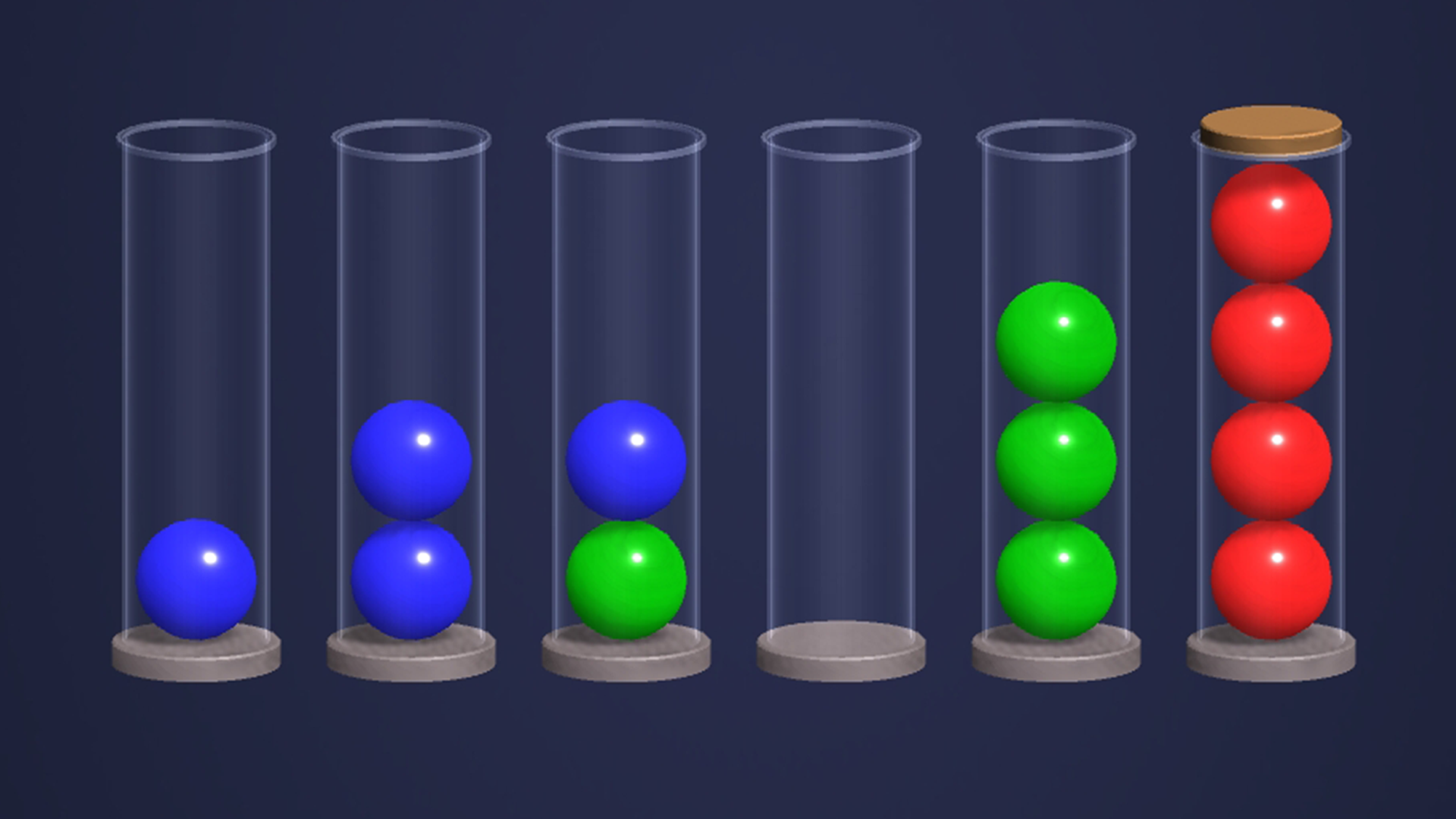 Ball Sort Puzzle: Color Tubes — screenshot 1