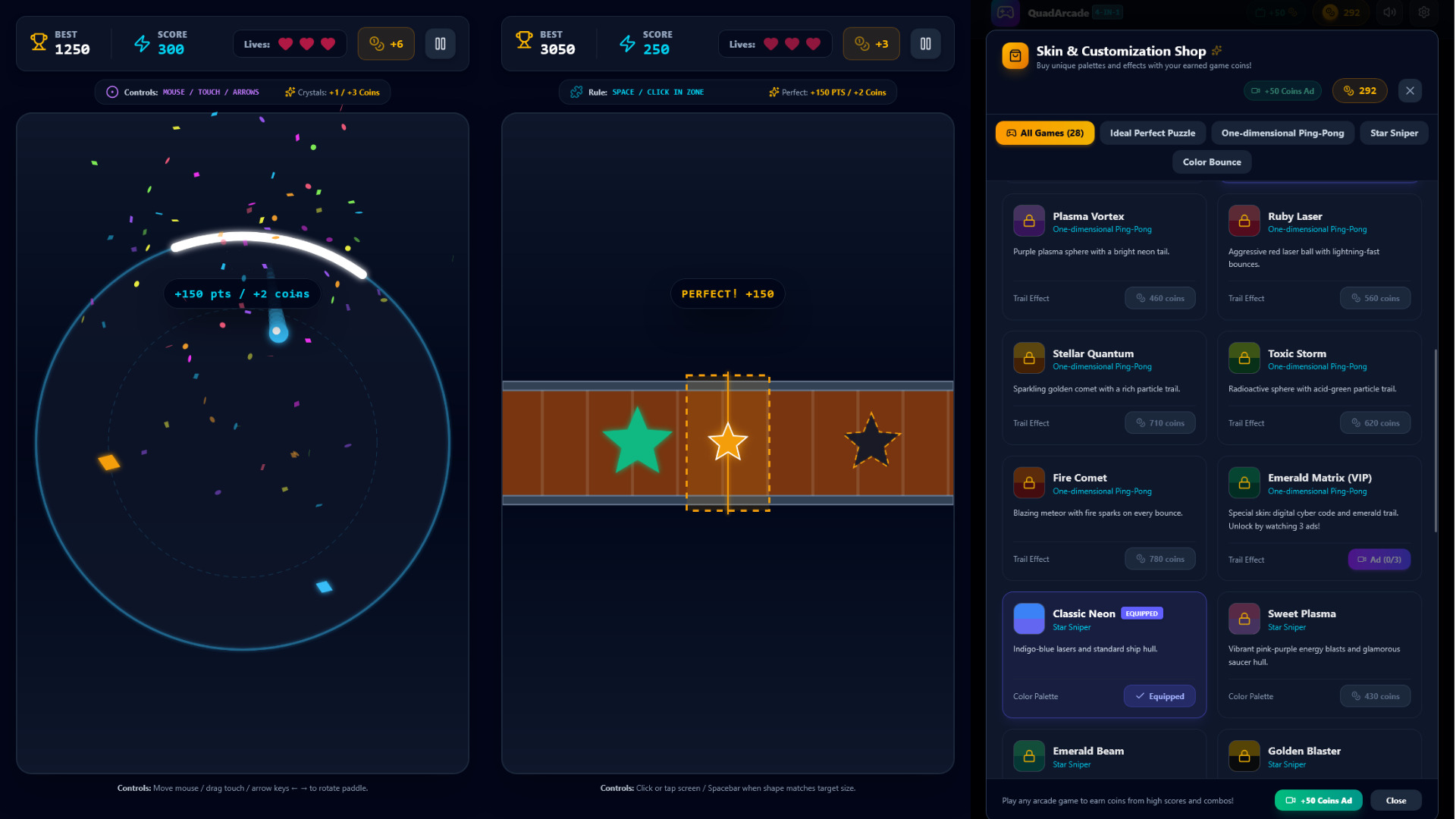 QuadArcade — screenshot 1