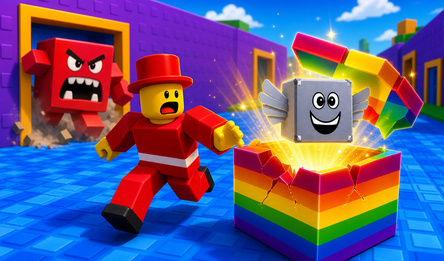 Run From Bosses: Hide Like Lucky Block