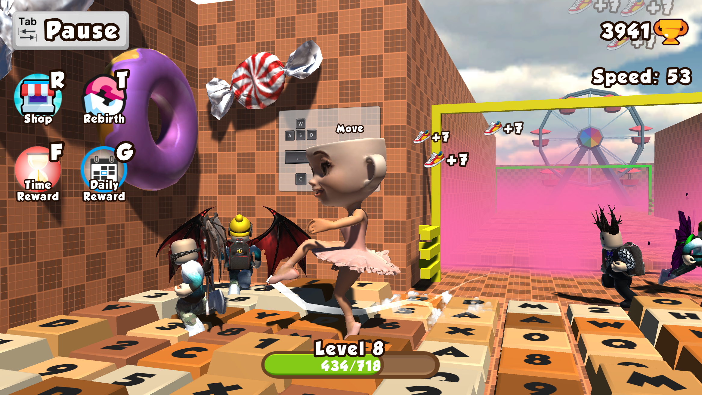 Break the Keyboard Escape: Brainrot Boss Mode Obby — screenshot 7