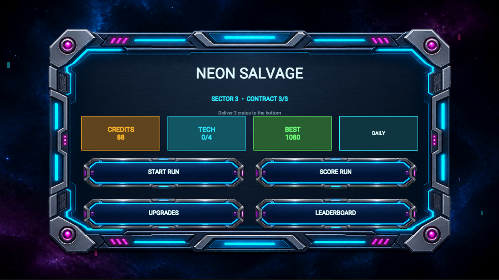 Neon Salvage — screenshot 2