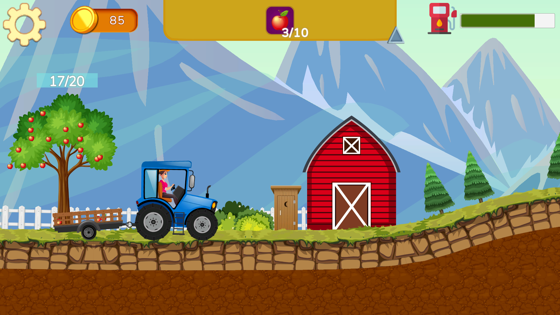 Delivery by tractor screenshot