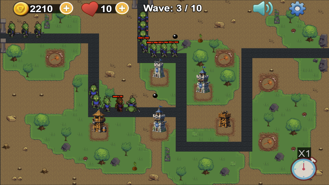 Tower Defense: Horde Attack screenshot