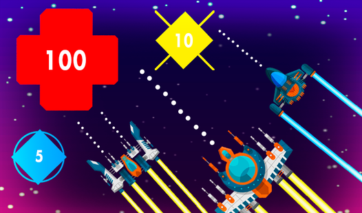 Shooting blasters!