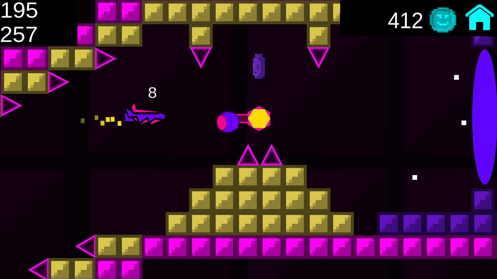 Dash Geometry: Leveling Up screenshot