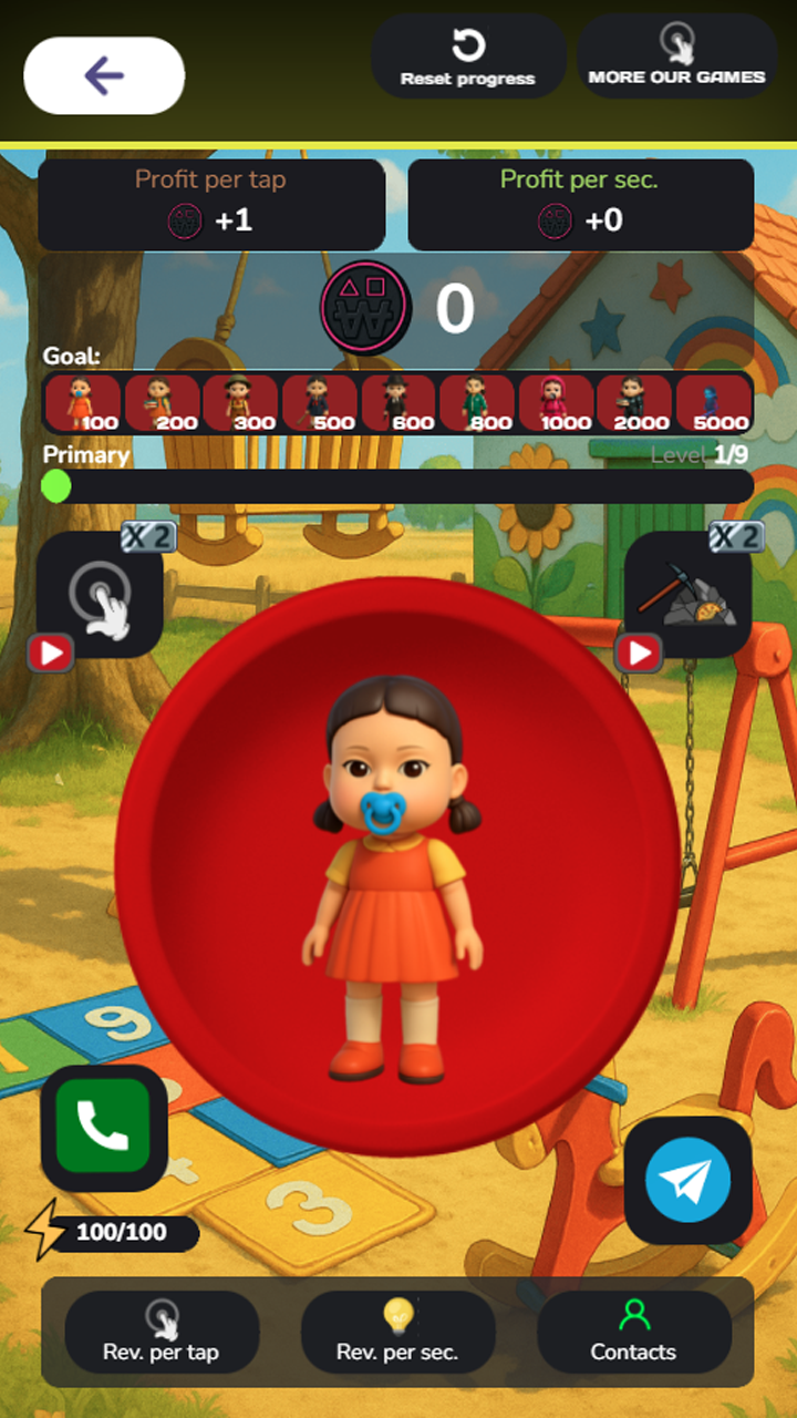 Squid Calls Game: Chat Prank, Video Call, Live screenshot 4