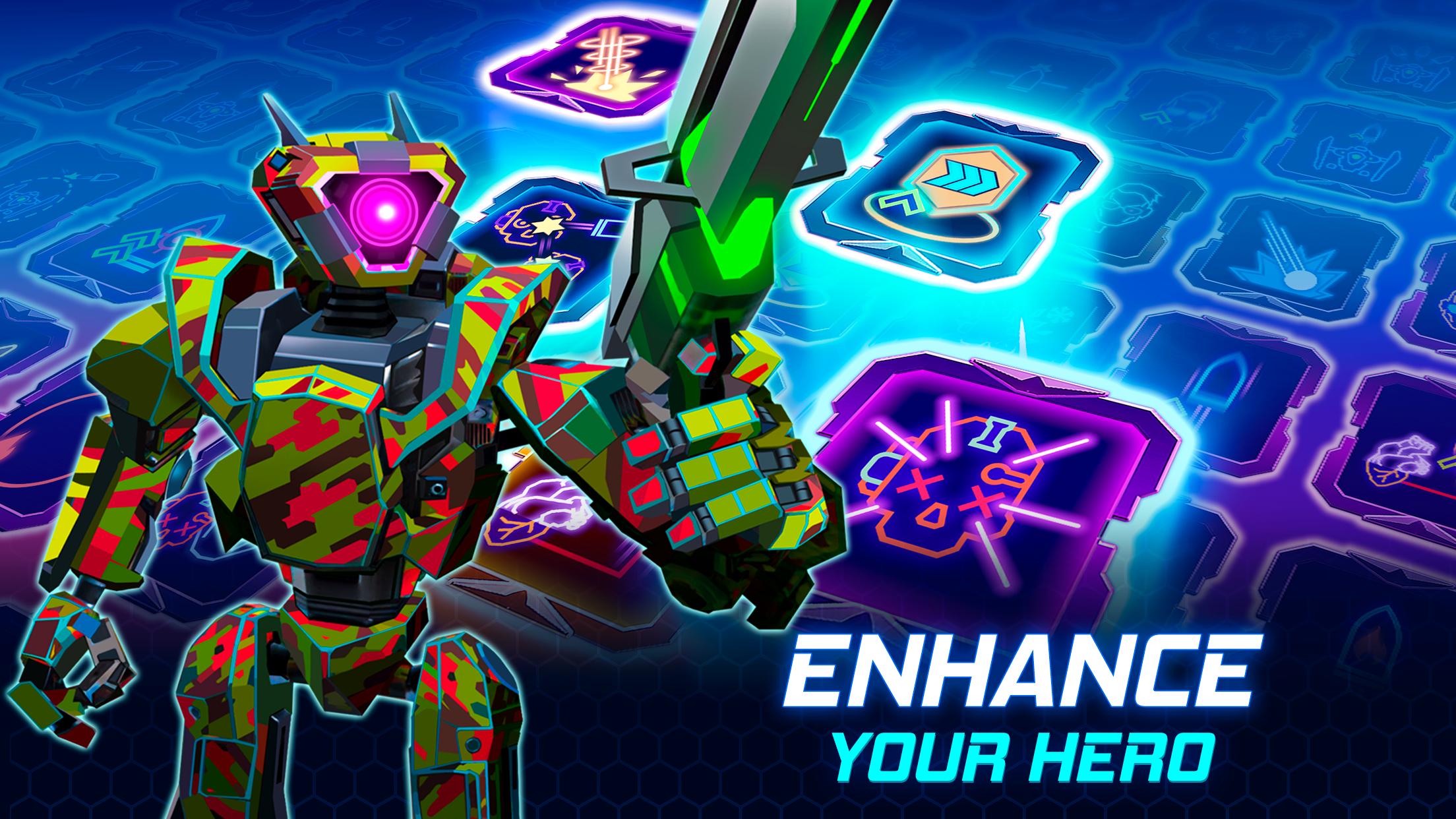Cyberpunk Hero screenshot
