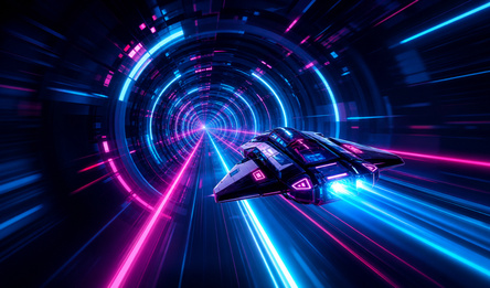 Neon Wave Rider