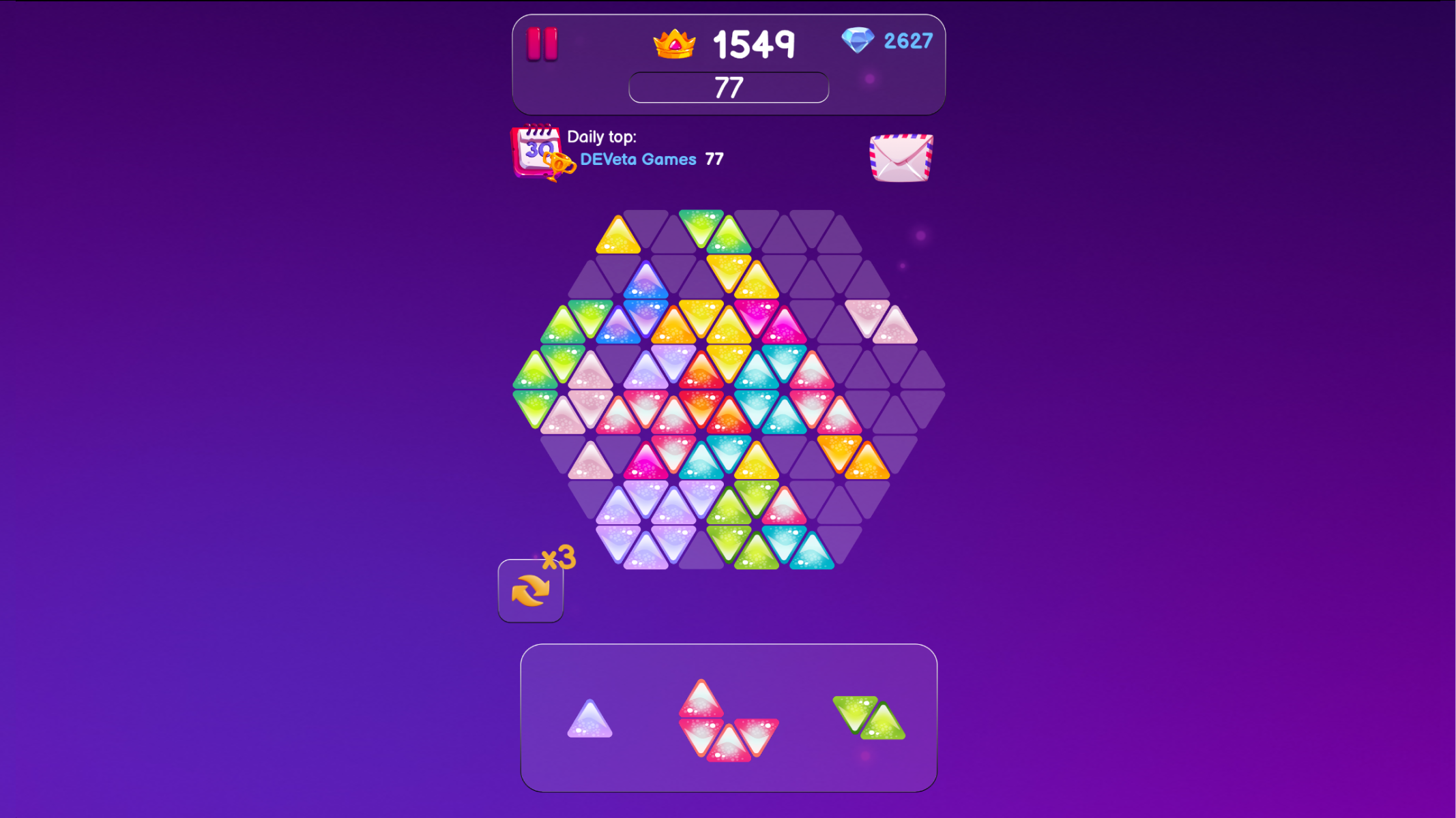 Triangles Blocks screenshot