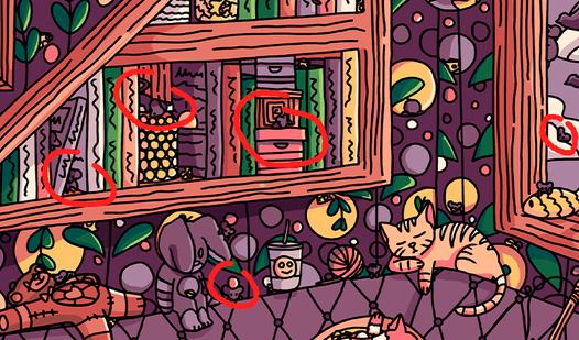 Find everything I've hidden! game