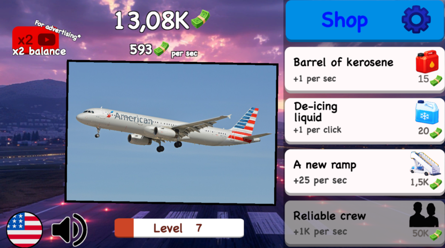 Aviaclicker: Aircraft Evolution — screenshot 5