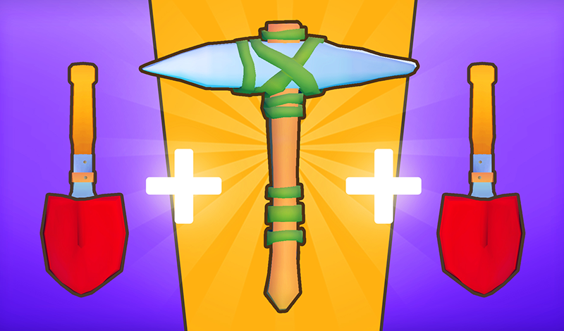 Merge Crushers : Miner Blocks game cover