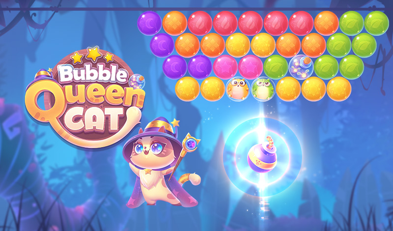 Bubble Queen Cat game cover