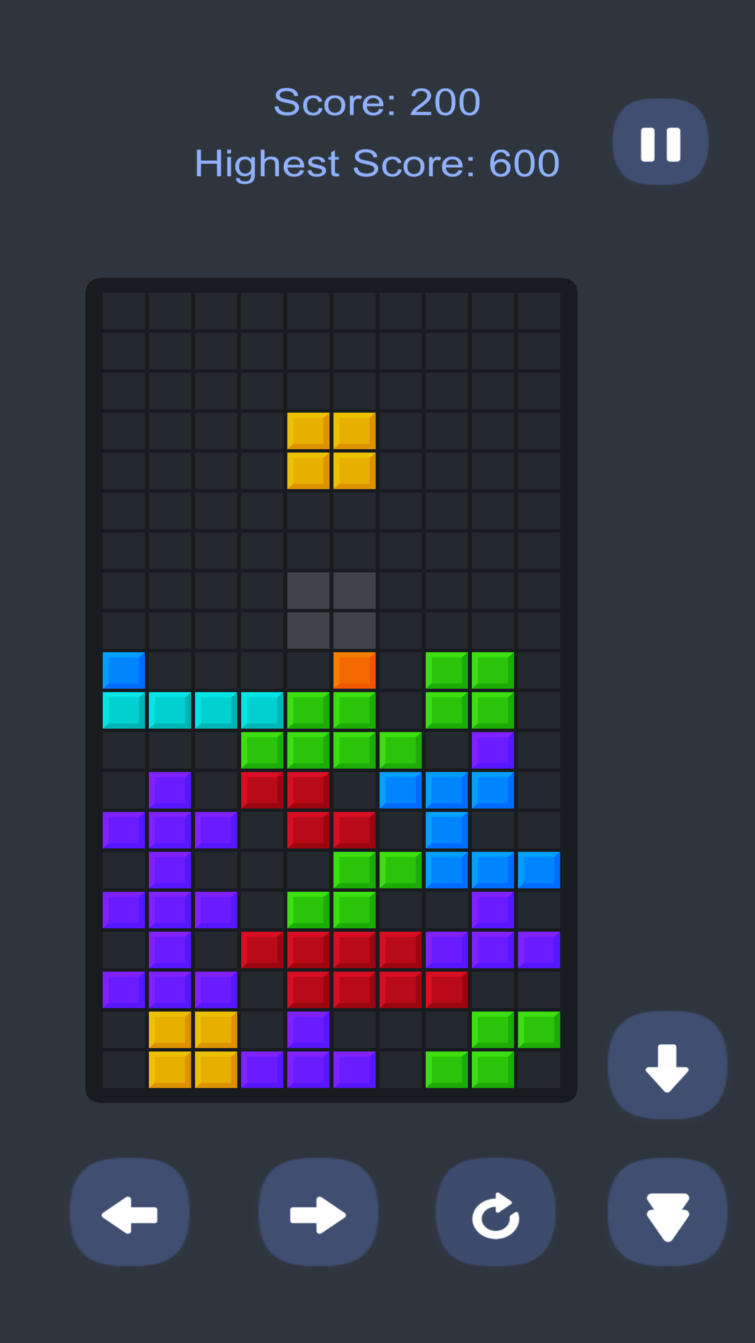 Classic Tretris: Falling Blocks Puzzle screenshot 4