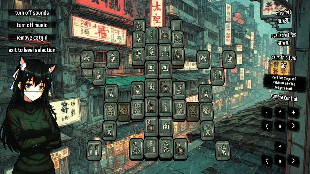 Mahjong Cyberpunk — screenshot 2